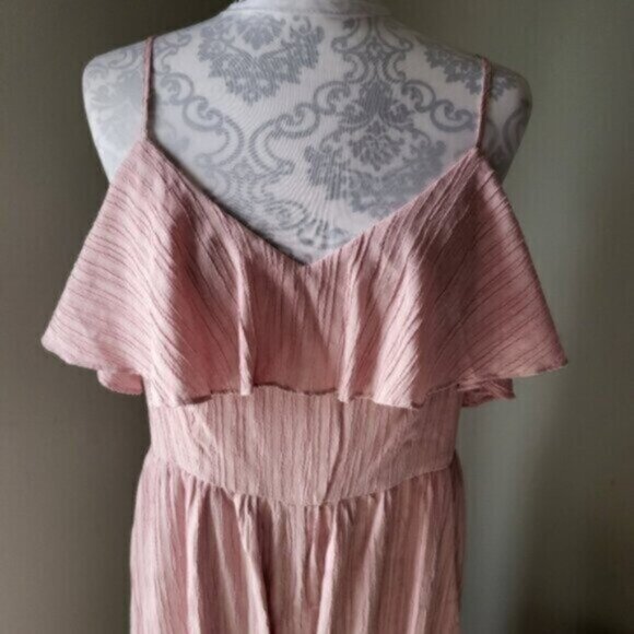 Pink Wide Leg Pantsuit / Jumpsuit NWT Women's Sz XL - Picture 6 of 16